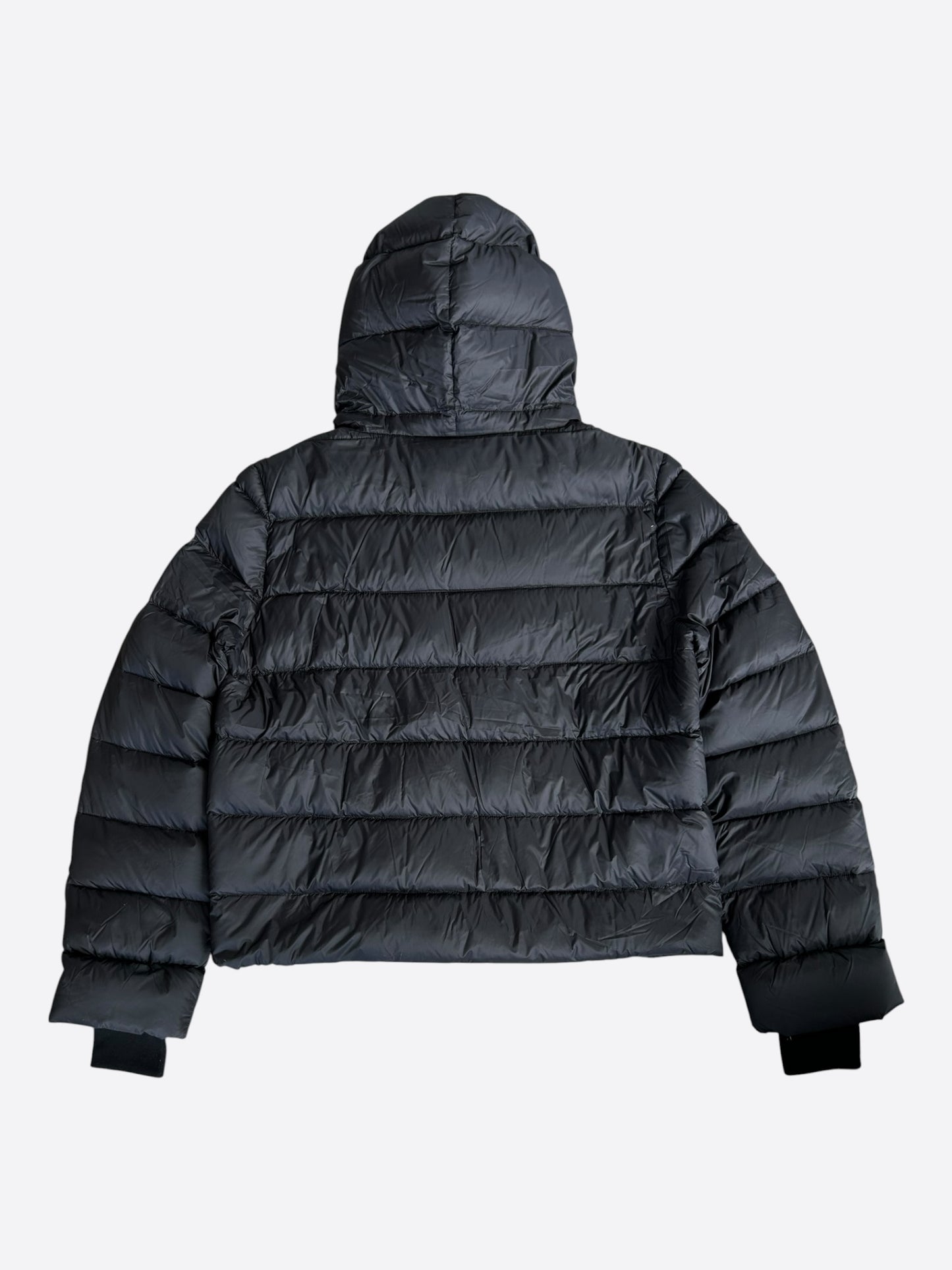Rick Owens Black Gimp Puffer Jacket