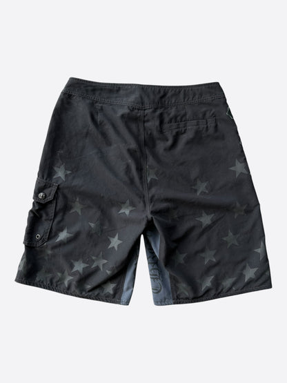 Chrome Hearts Black Star Cross Patch Swimshorts