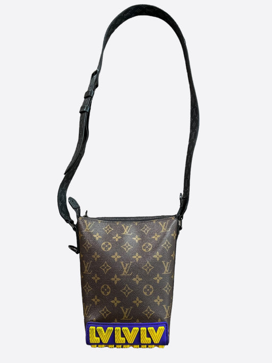 Louis Vuitton Brown Monogram Rubber LV Cruiser Shoulder Bag