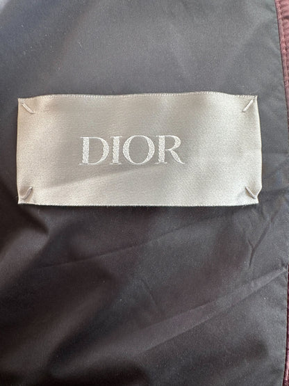 Dior Burgundy Oblique Puffer Vest