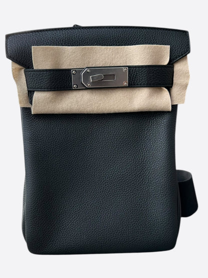 Hermes Black HAC A Dos PM Backpack