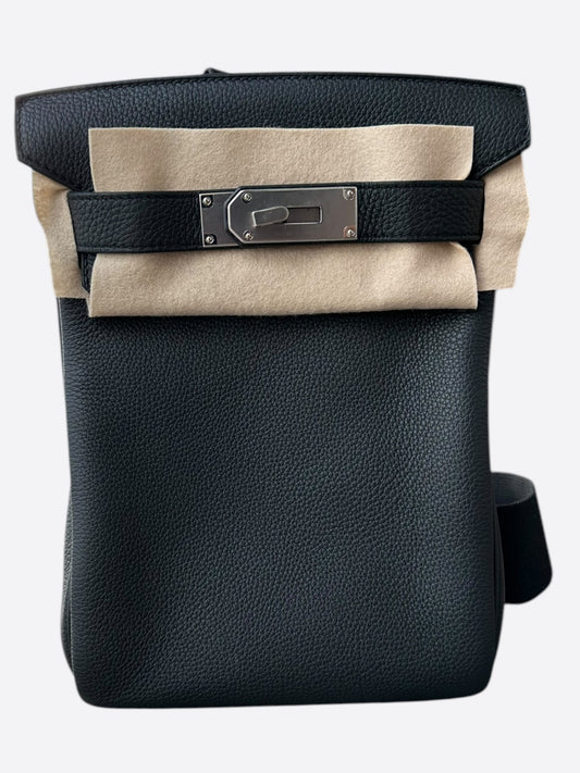 Hermes Black HAC A Dos PM Backpack