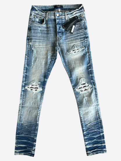 Amiri Blue MA Repair Patch MX1 Jeans