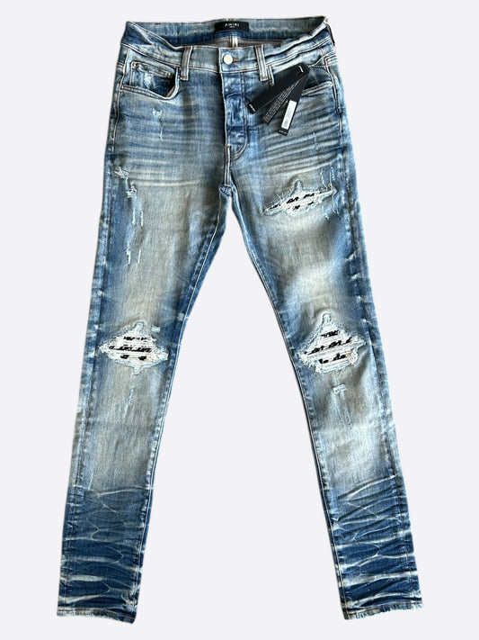 Amiri Blue MA Repair Patch MX1 Jeans