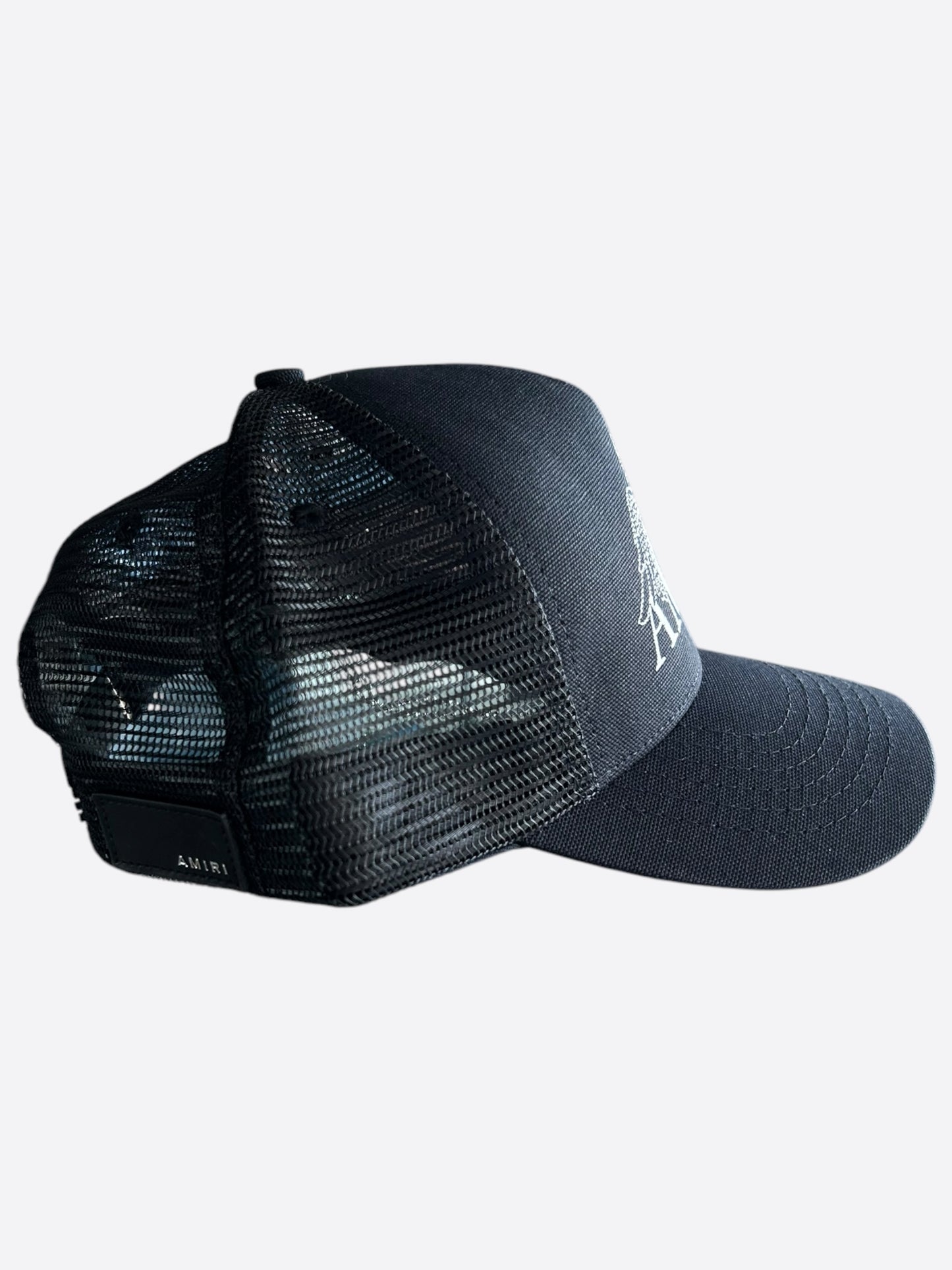 Amiri Black & White Cherub Trucker Hat