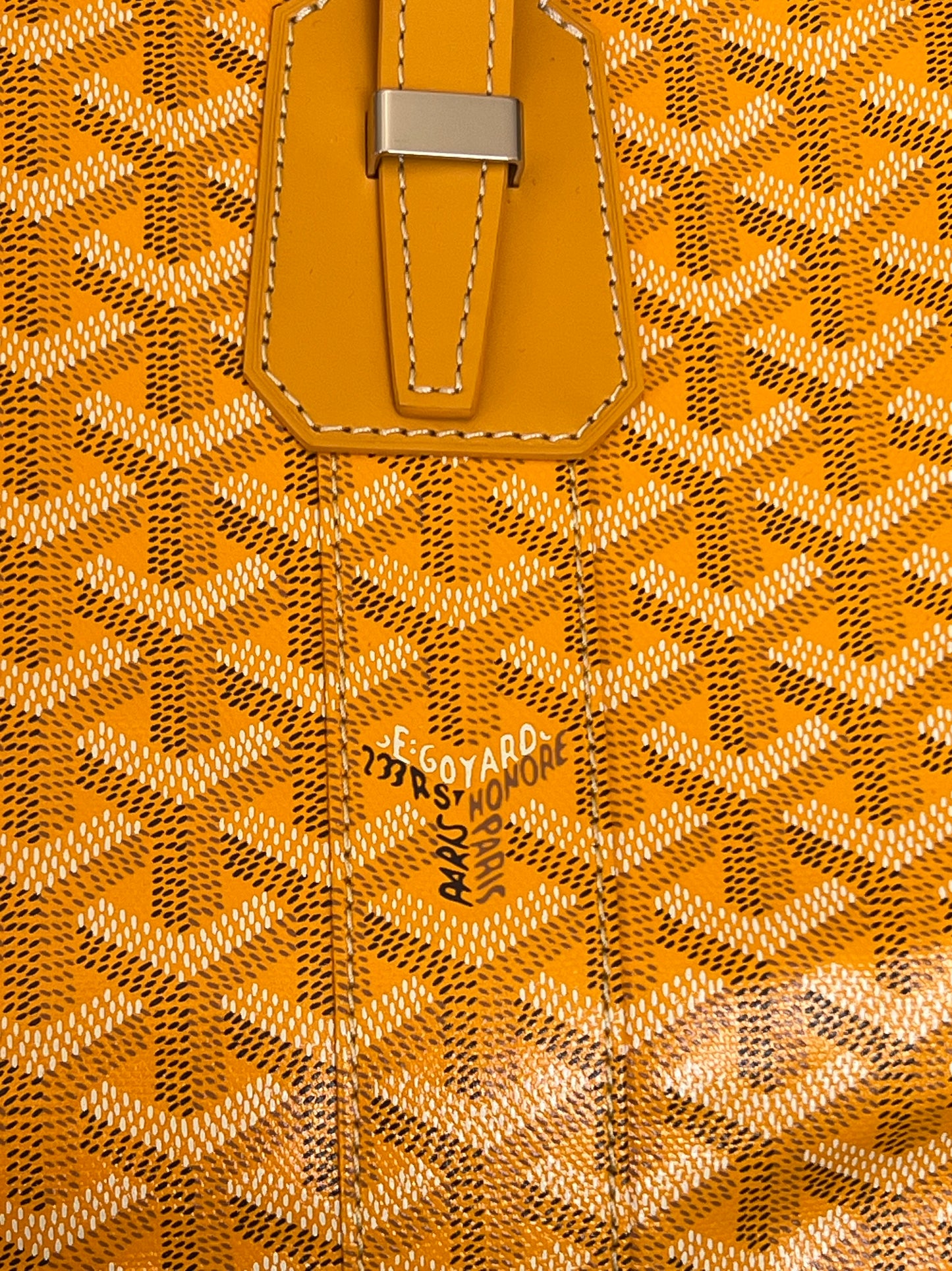 Goyard Yellow Boston 50