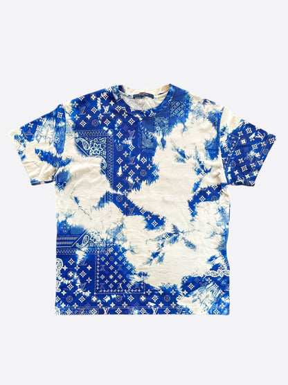 Louis Vuitton Blue Monogram Bandana T-Shirt