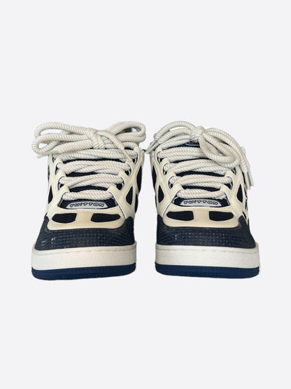 Louis Vuitton Navy & White Skate Trainers