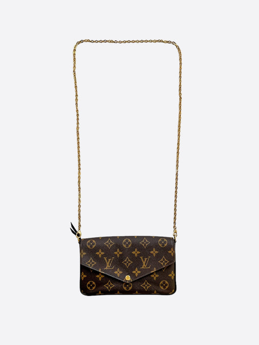 Louis Vuitton Brown Monogram Pochette Felicie