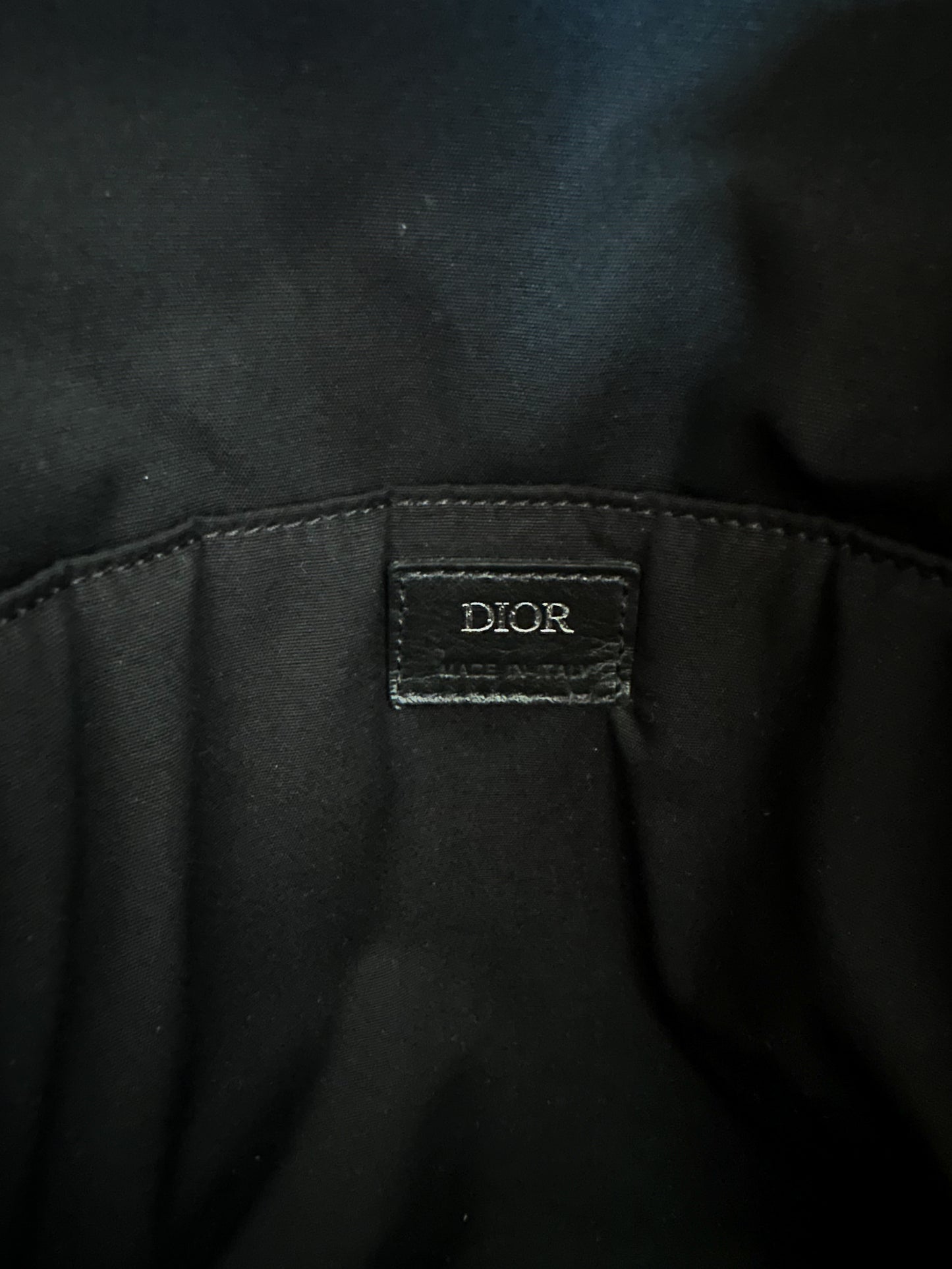 Dior Black Oblique Galaxy Rider Backpack