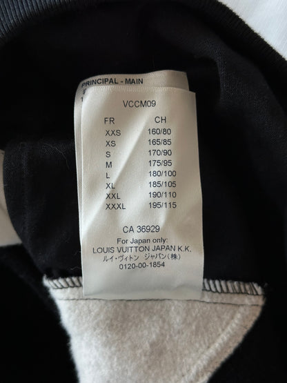 Louis Vuitton White, Grey & Black Monogram Circle Cut Hoodie
