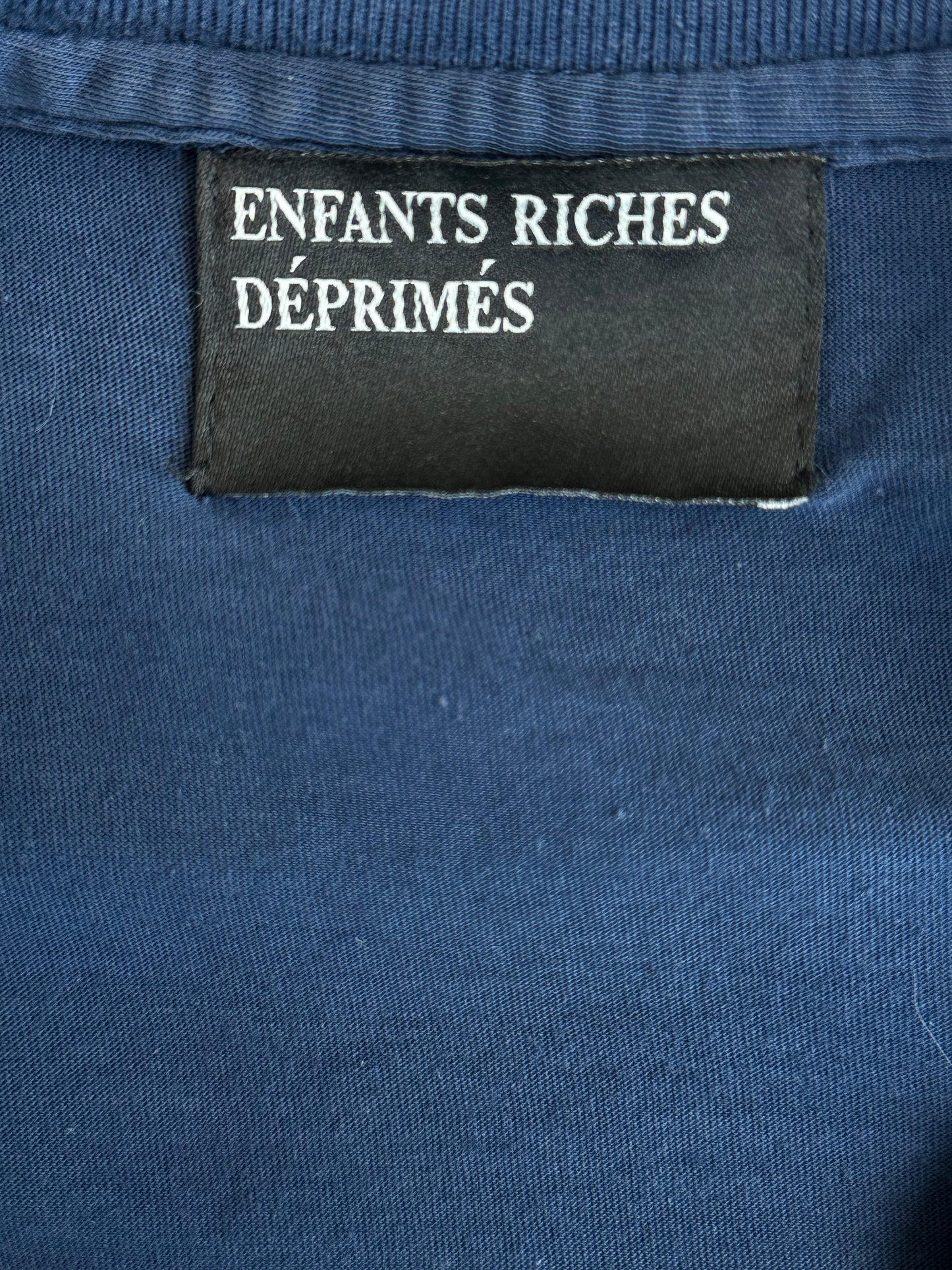 Enfants Riches Deprimes Navy & White Classic Logo T-Shirt