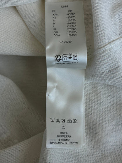Louis Vuitton White & Multicolor Embellished Monogram Gradient T-Shirt
