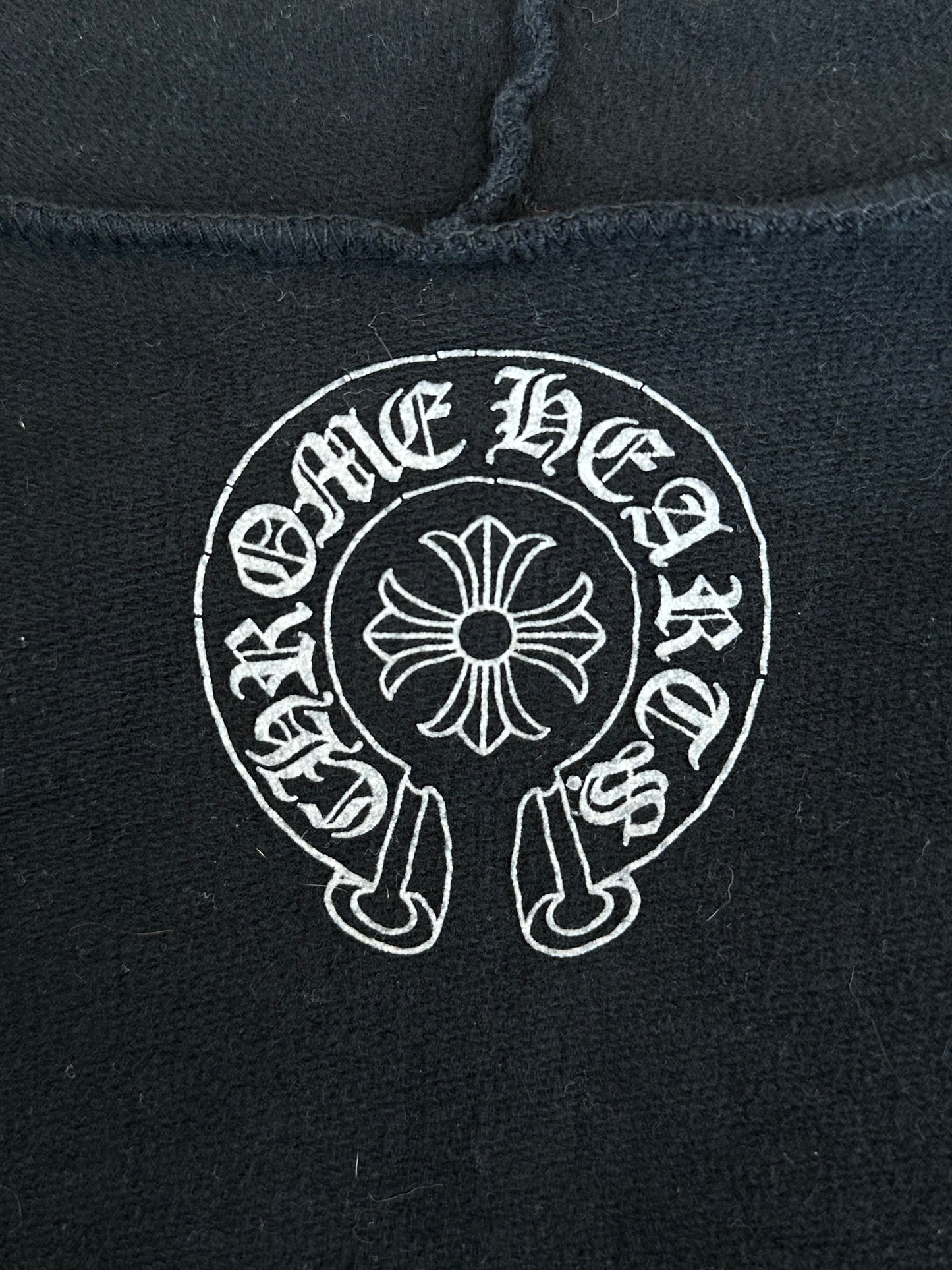 Chrome Hearts Black & Green Dagger Logo Zip Up Hoodie