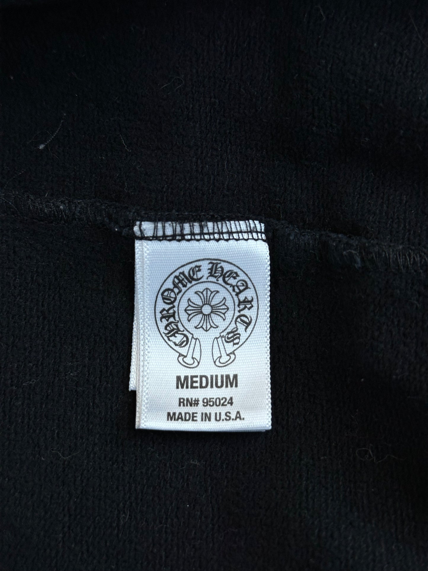 Chrome Hearts Black & Green Dagger Logo Zip Up Hoodie
