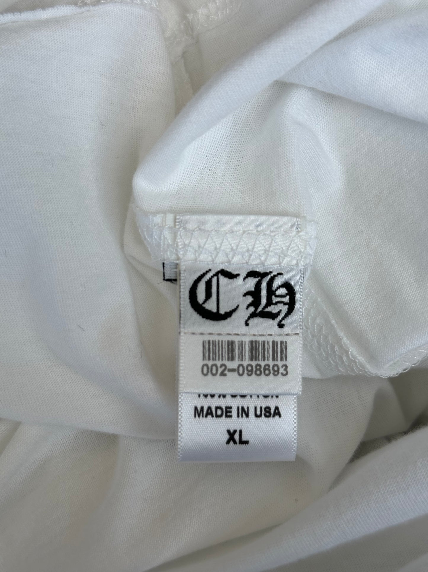 Chrome Hearts White Cross Patch Longsleeve T-Shirt