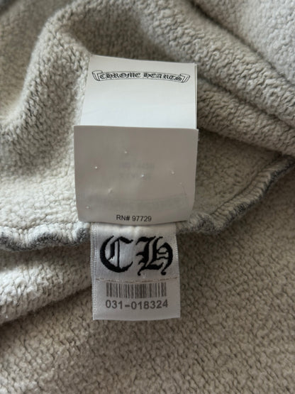 Chrome Hearts Grey & Black Triple Cross Paper Jam Quarter Zip Sweater