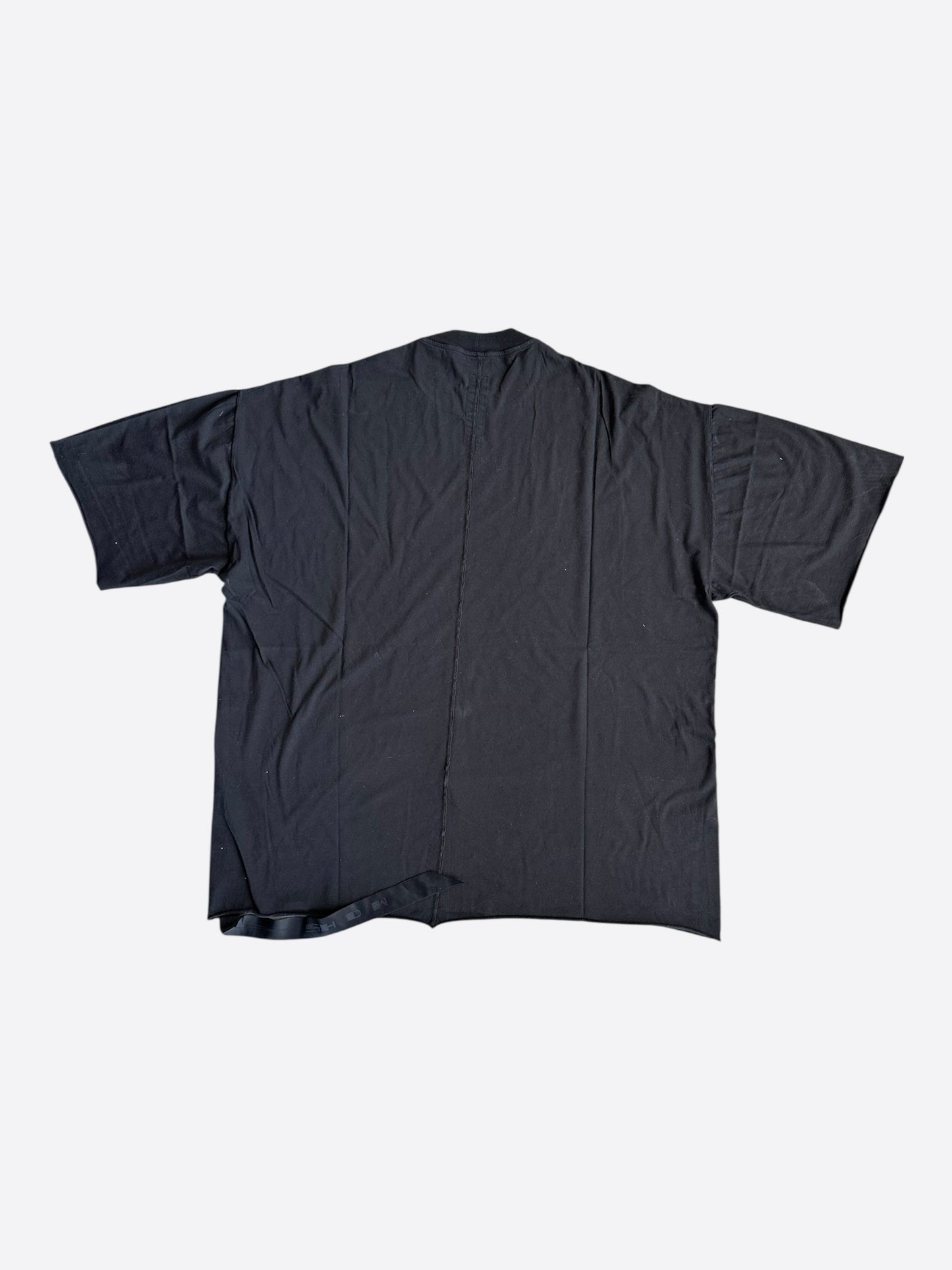 Rick Owens Black & White Tommy T-Shirt