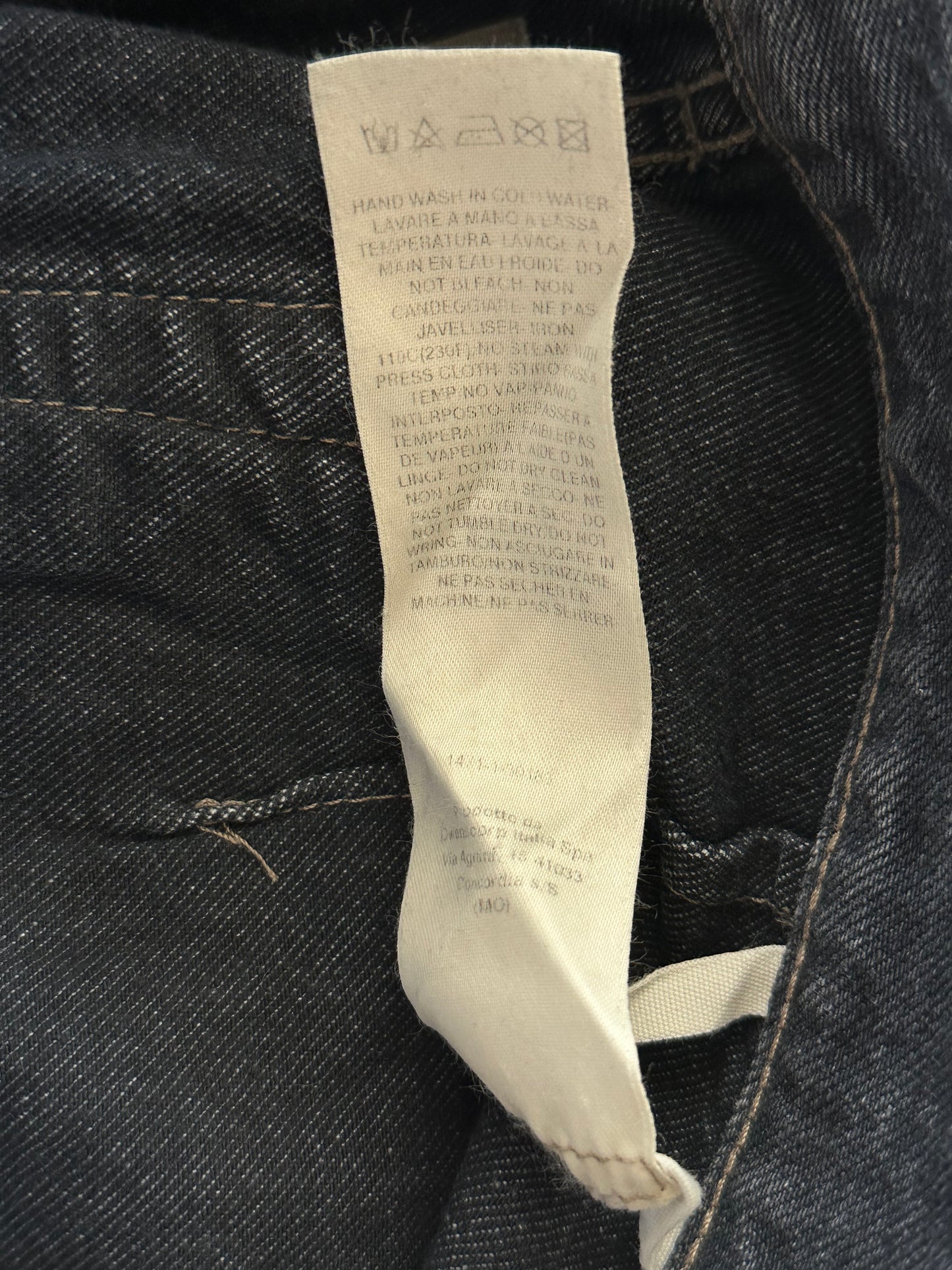 Rick Owens Washed Grey Geth Jeans