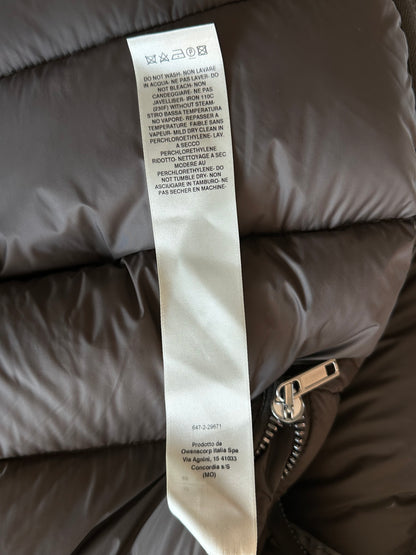 Rick Owens Brown Gimp Puffer Jacket
