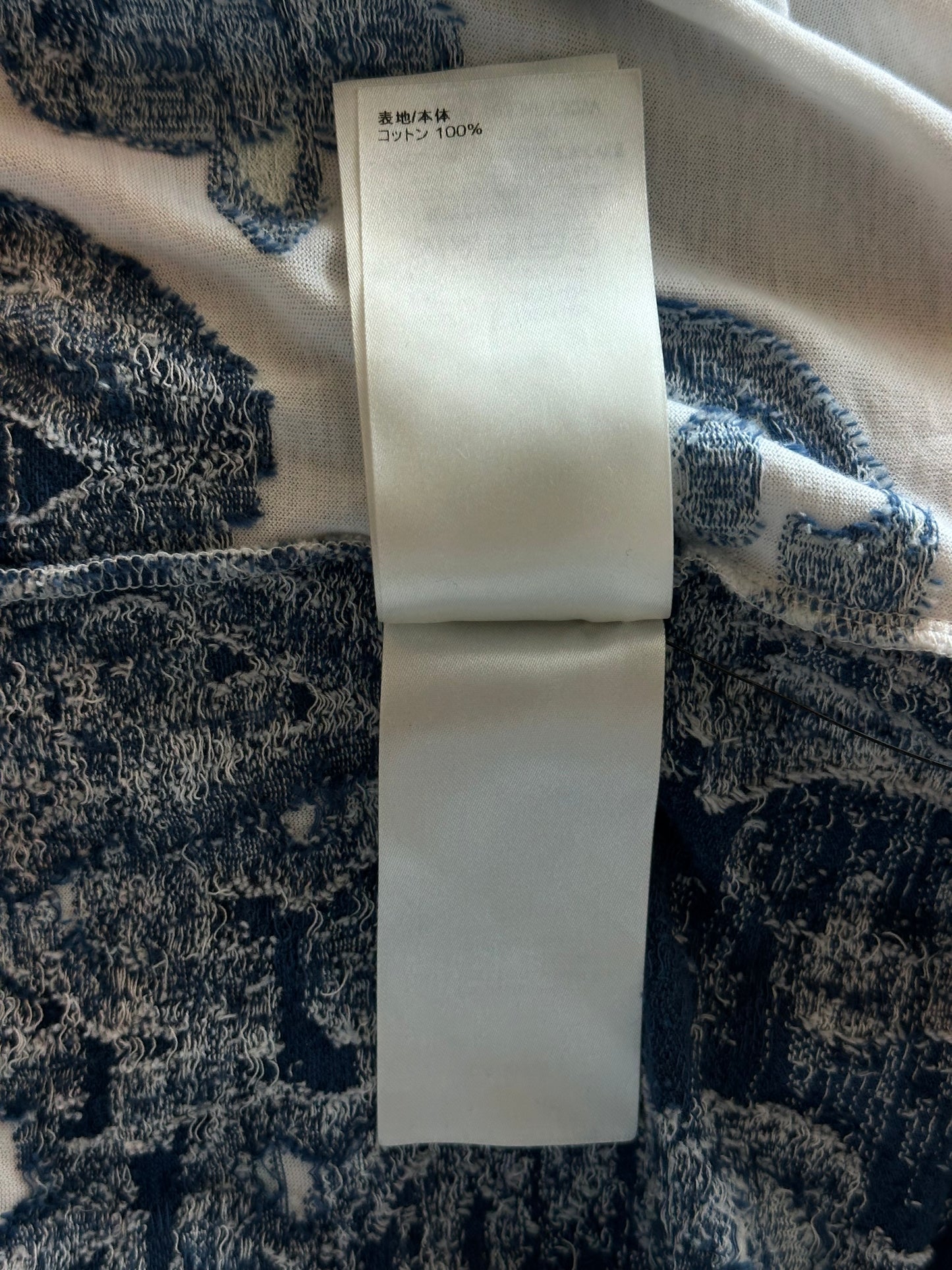 Louis Vuitton Blue & White Aquagarden Monogram T-Shirt