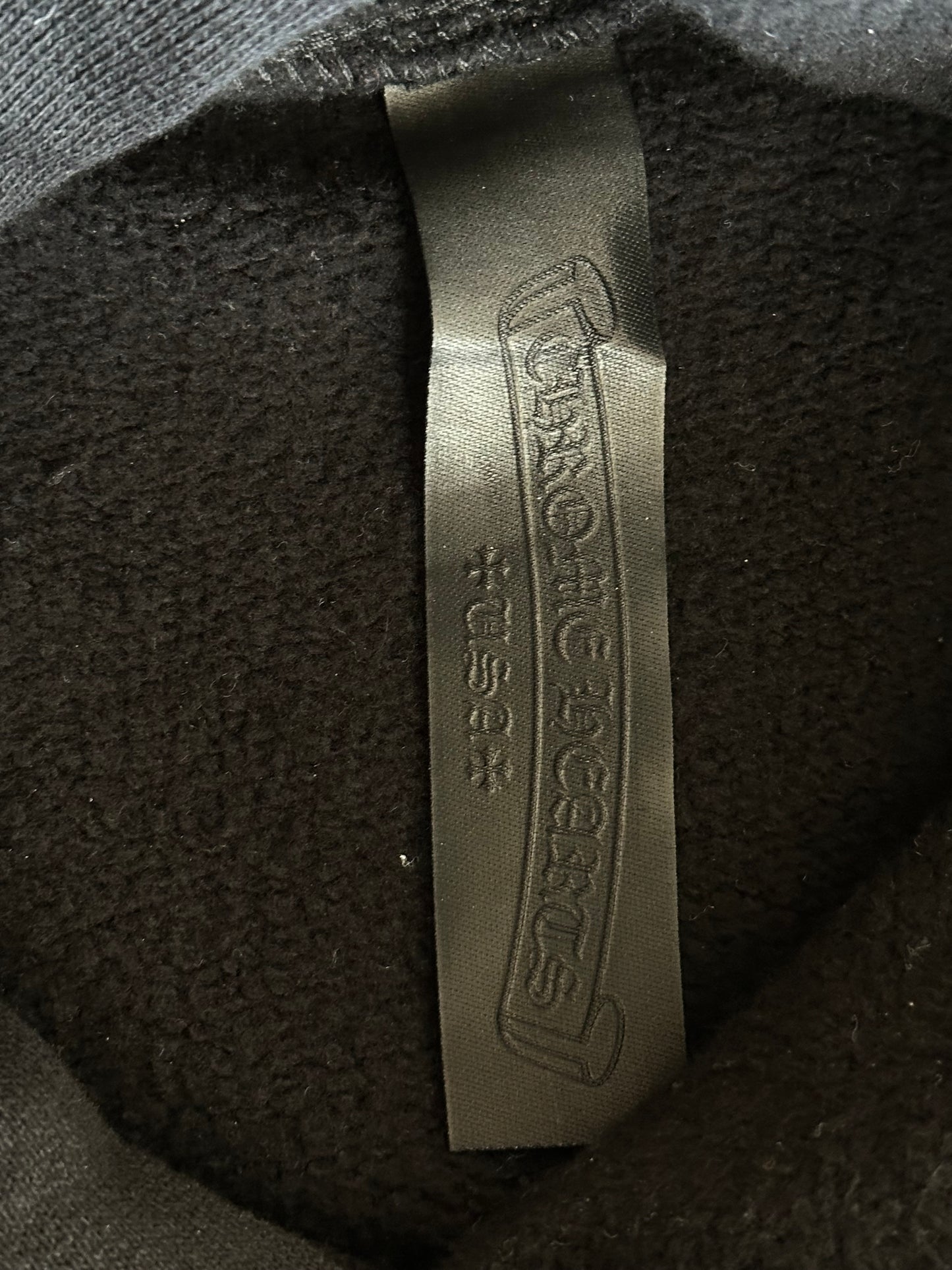 Chrome Hearts Black Triple Cross Patch Paper Jam Hoodie