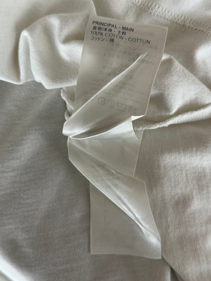 Louis Vuitton White & Blue LV Stitch Logo T-Shirt