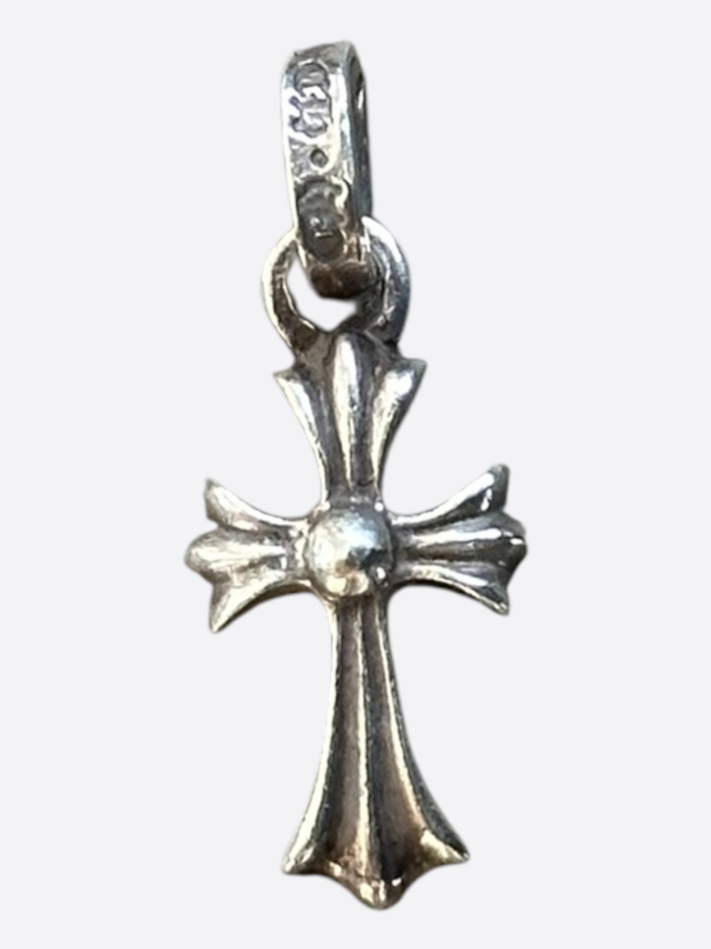 Chrome Hearts Silver & Ruby Baby Fat Pendant