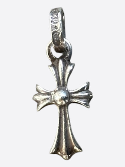 Chrome Hearts Silver & Ruby Baby Fat Pendant