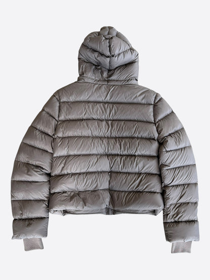 Rick Owens Brown Gimp Puffer Jacket