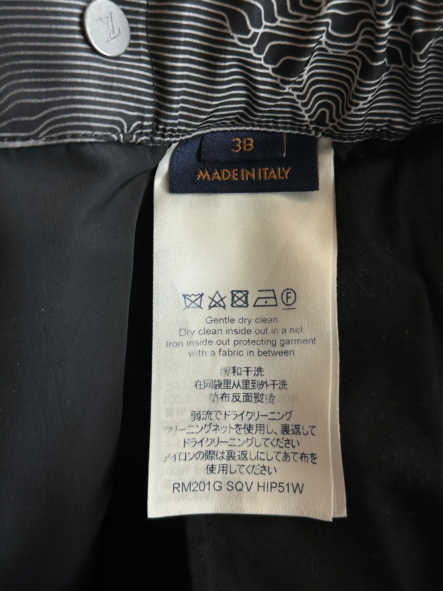 Louis Vuitton Grey 2054 Monogram Cargo Pants