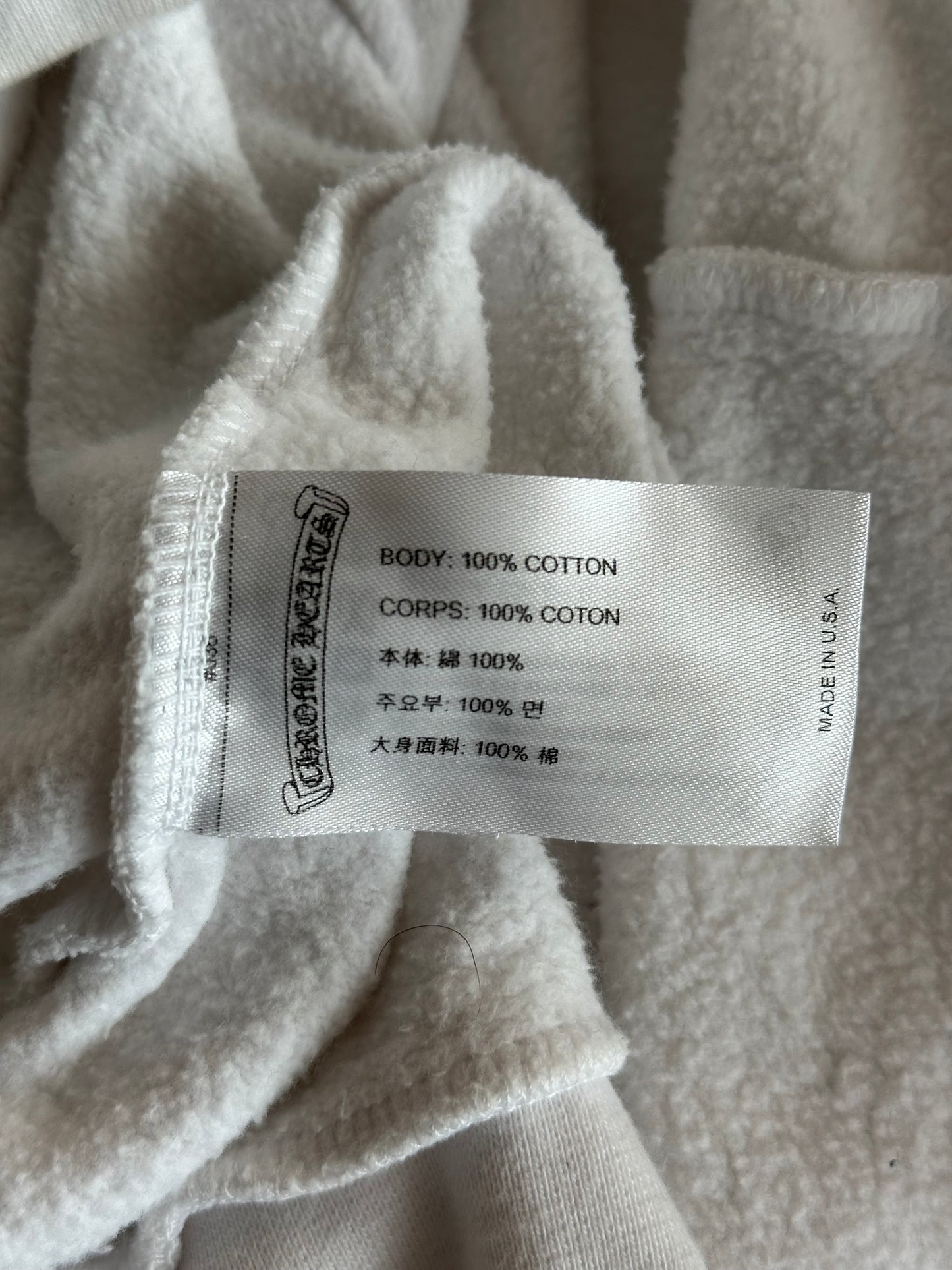 Chrome Hearts White & Blue Rolling Stones Hoodie