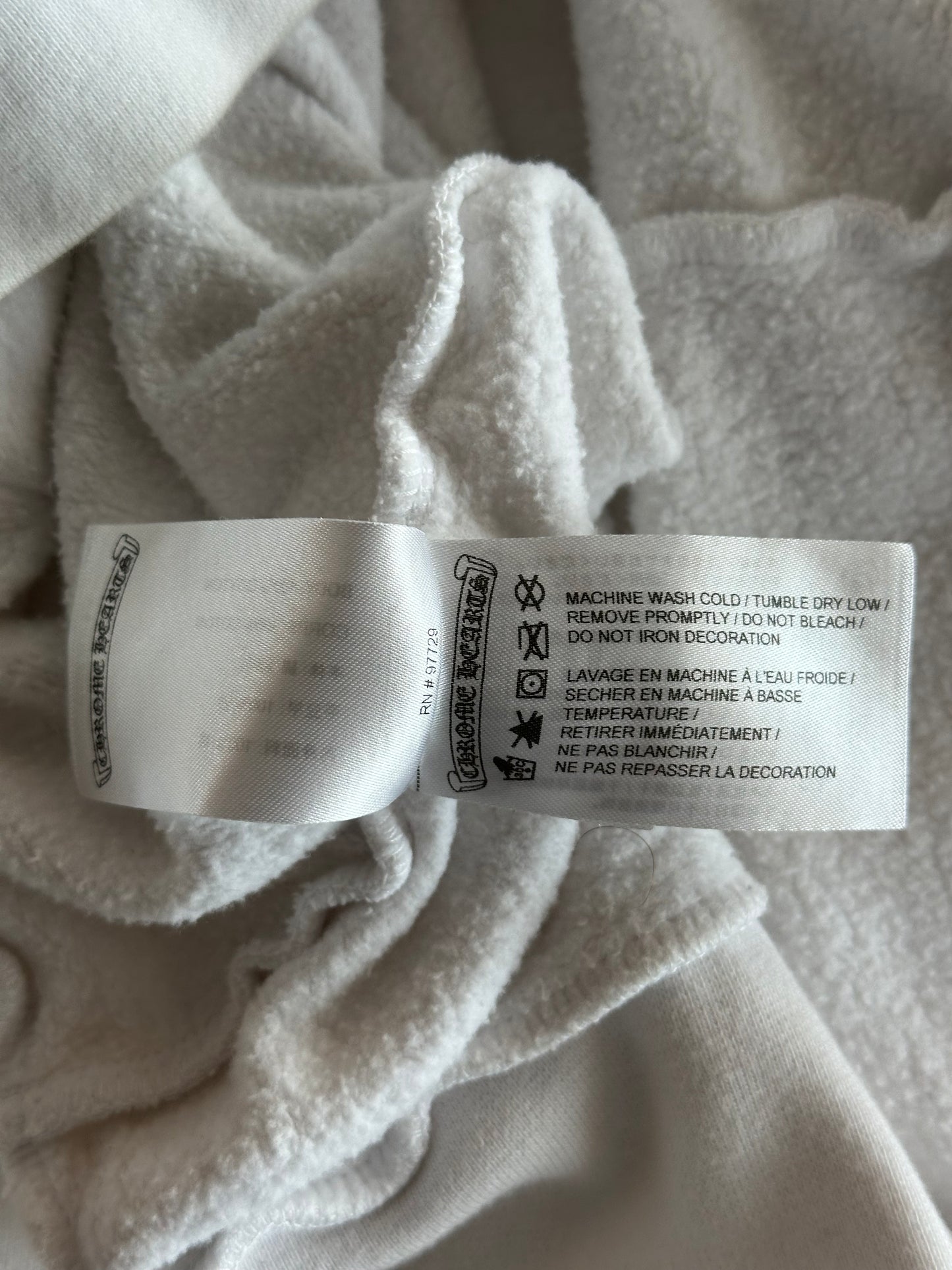 Chrome Hearts White & Blue Rolling Stones Hoodie