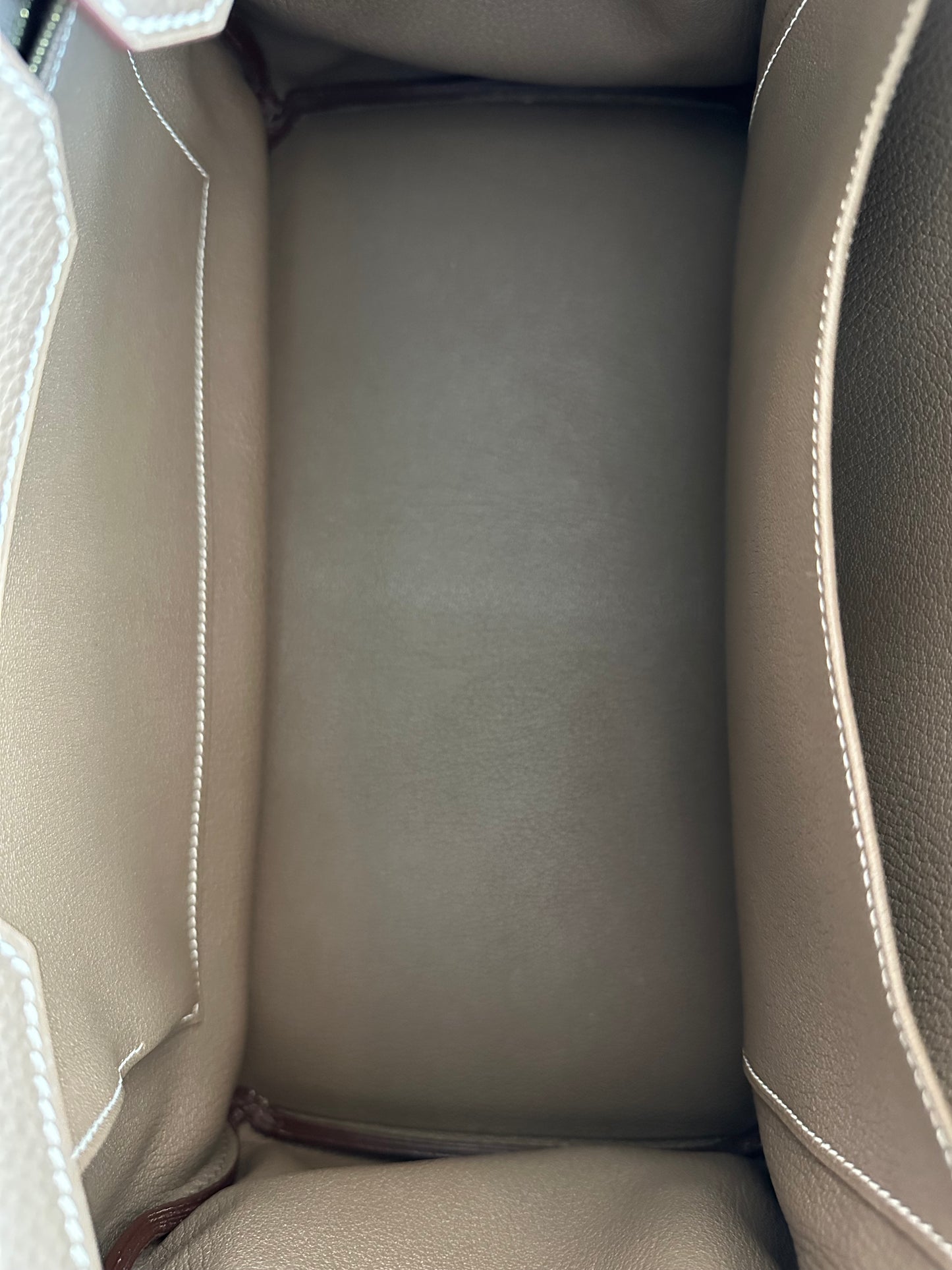 Hermes Etoupe Togo & Gold Hardware Birkin 35