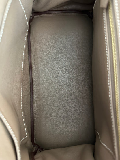 Hermes Etoupe Togo & Gold Hardware Birkin 30
