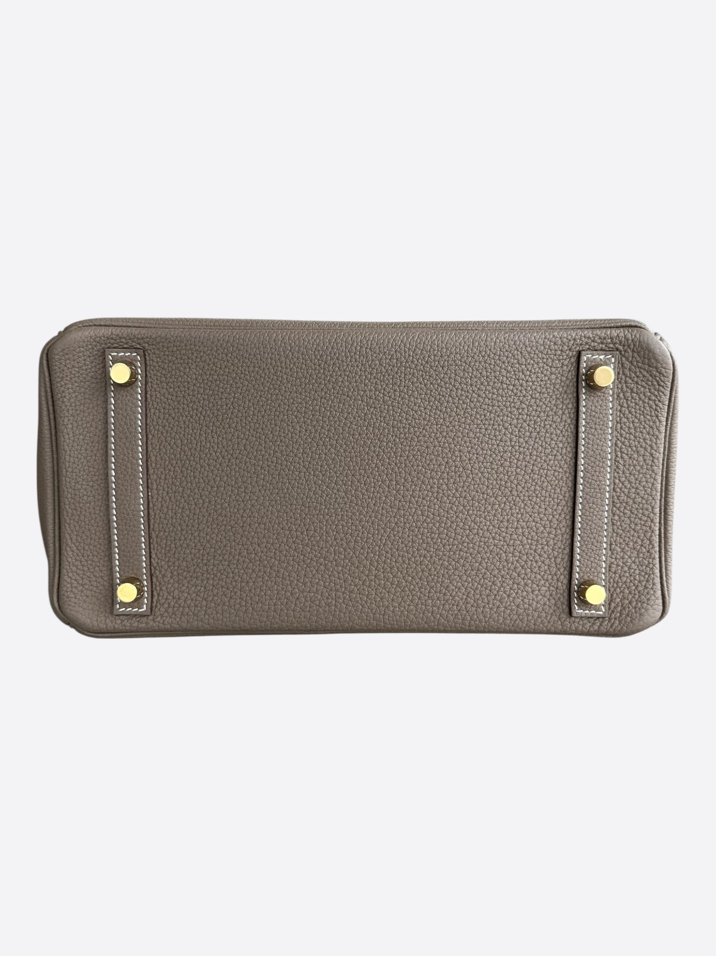 Hermes Etoupe Togo & Gold Hardware Birkin 30