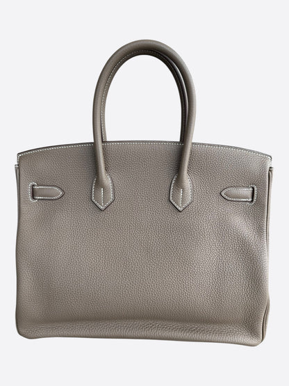 Hermes Etoupe Togo & Gold Hardware Birkin 35
