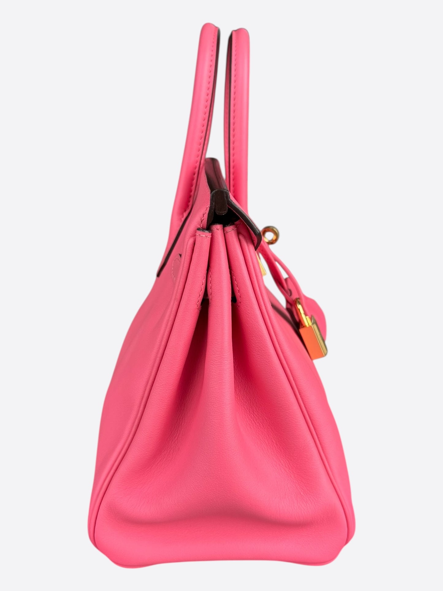 Hermes Rose Azalee Pink Togo & Gold Hardware Birkin 25