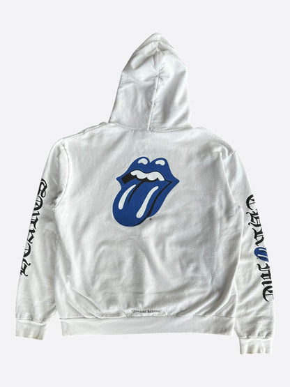 Chrome Hearts White & Blue Rolling Stones Hoodie