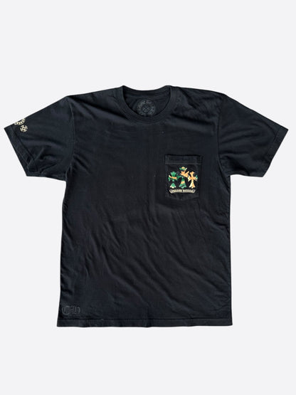 Chrome Hearts Black Camouflage Horseshoe Logo T-Shirt