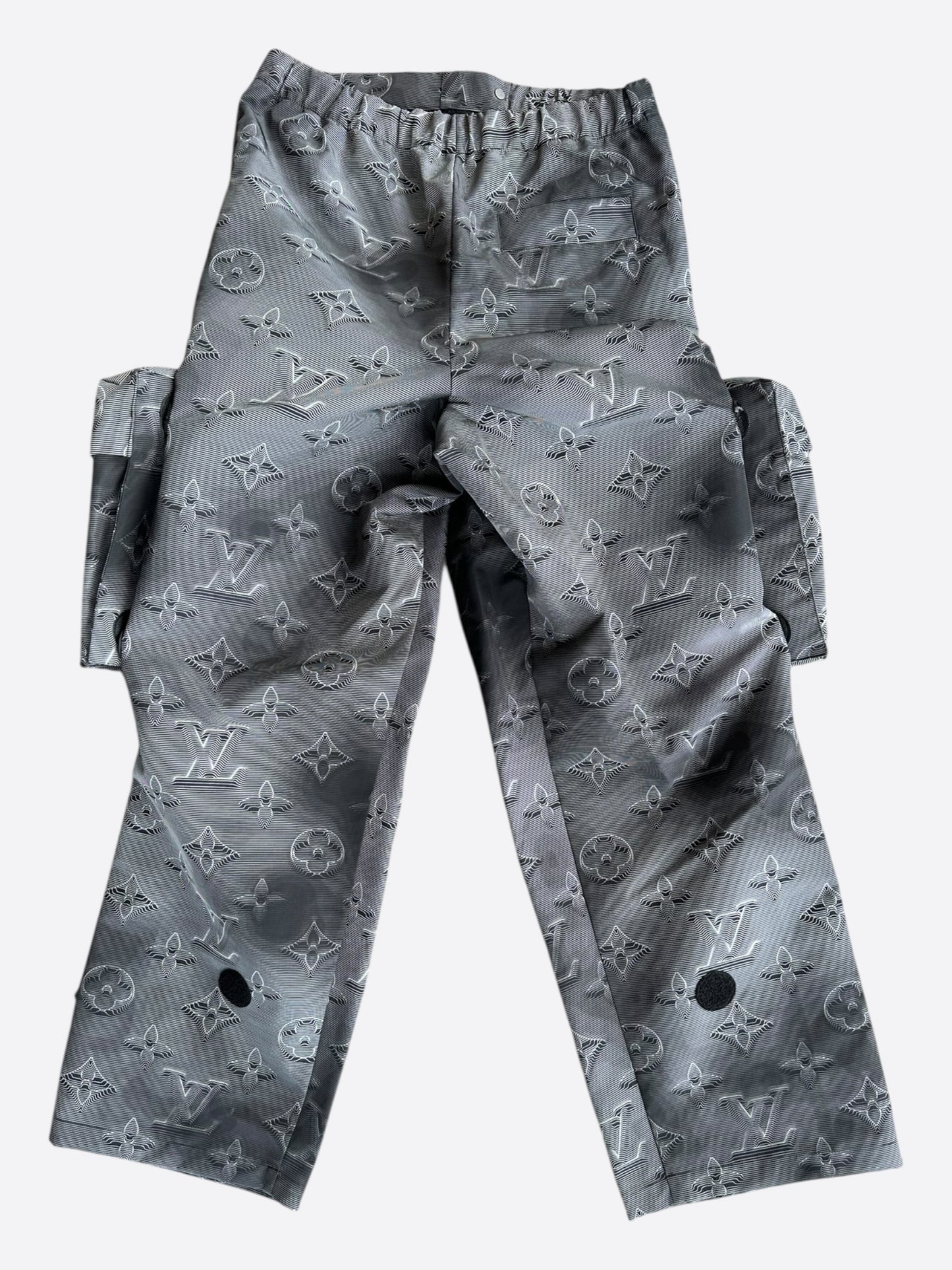 Louis Vuitton Grey 2054 Monogram Cargo Pants