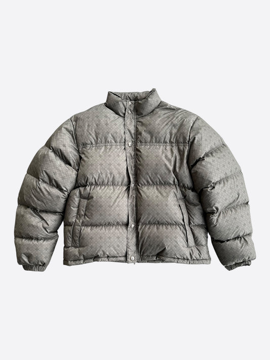 Chrome Hearts Olive Cross Jacquard Puffer Jacket