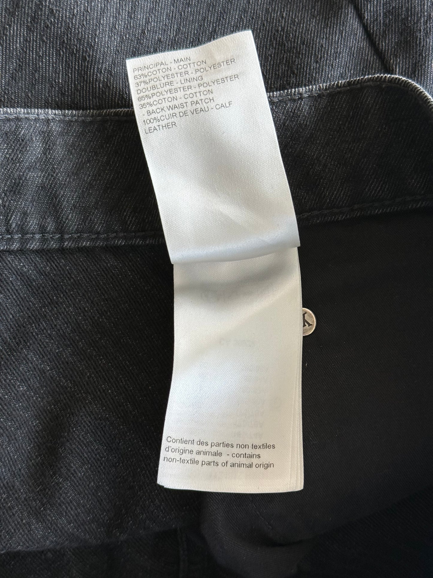 Louis Vuitton Black Giant Monogram Jeans