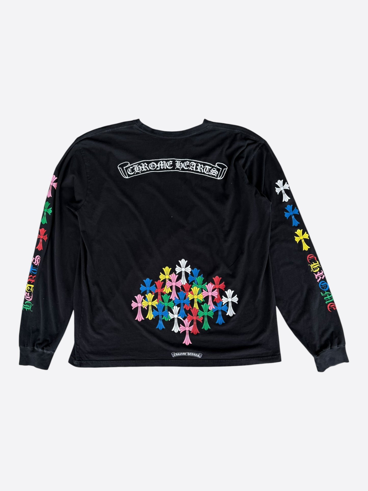 Chrome Hearts Black & Multicolor Cross Longsleeve T-Shirt