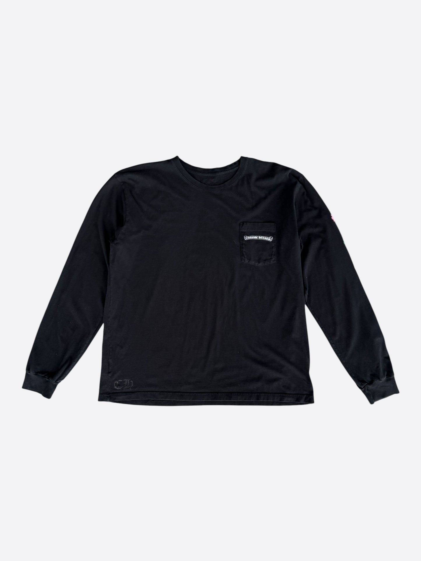 Chrome Hearts Black & Multicolor Cross Longsleeve T-Shirt
