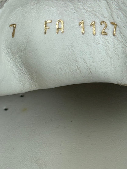 Louis Vuitton White & Black Repeat Logo Slip On Sneakers