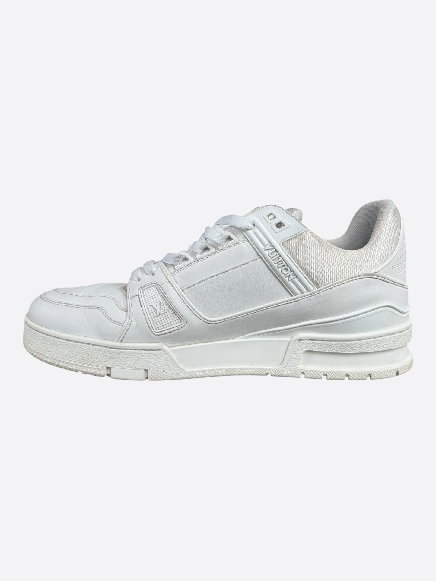 Louis Vuitton White Leather Trainers
