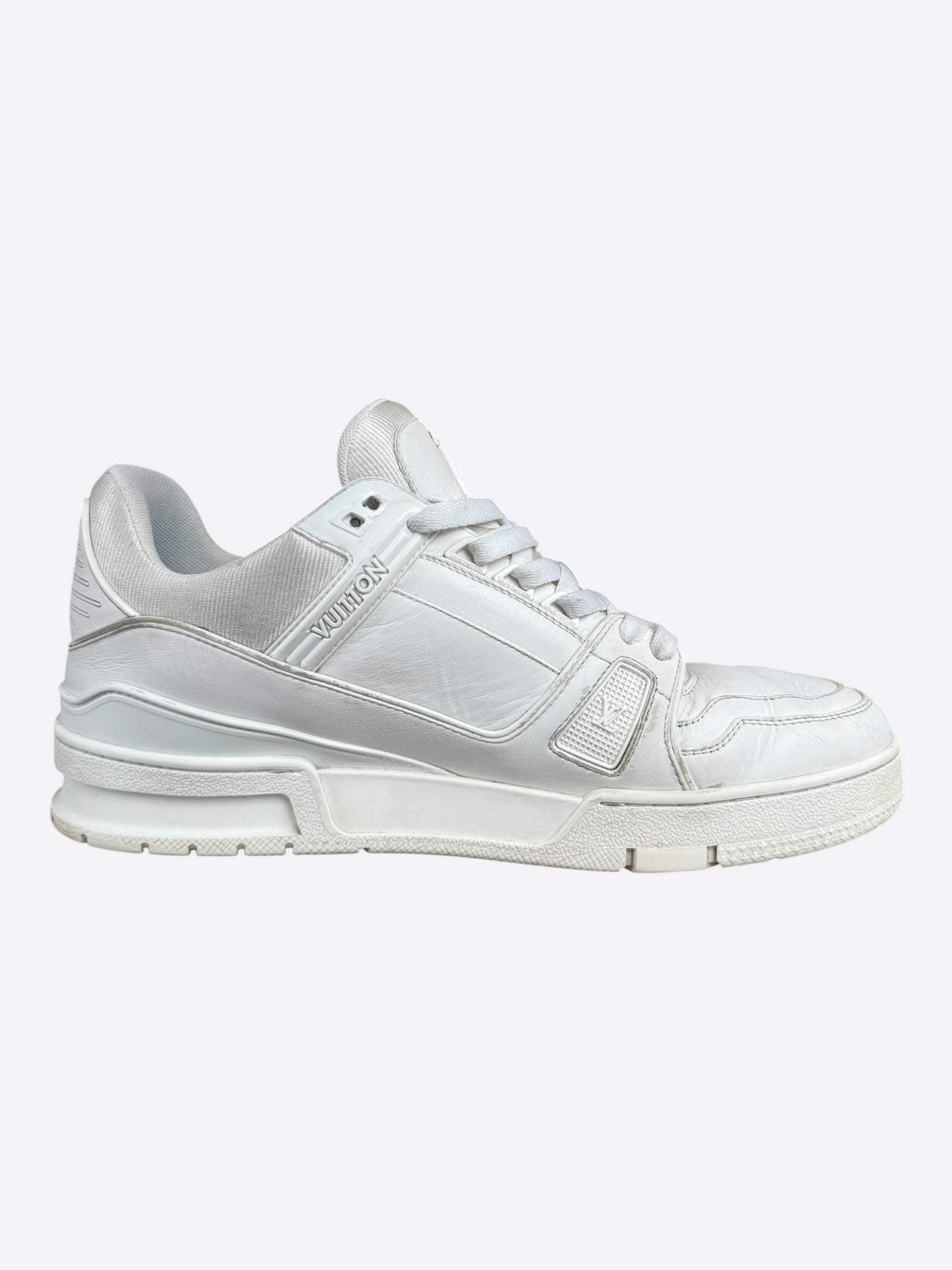 Louis Vuitton White Leather Trainers