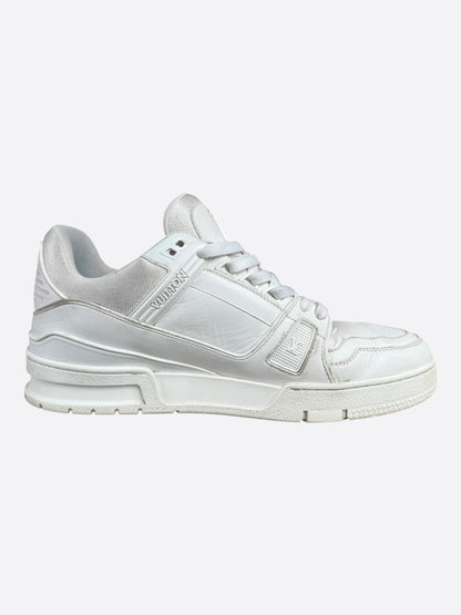 Louis Vuitton White Leather Trainers