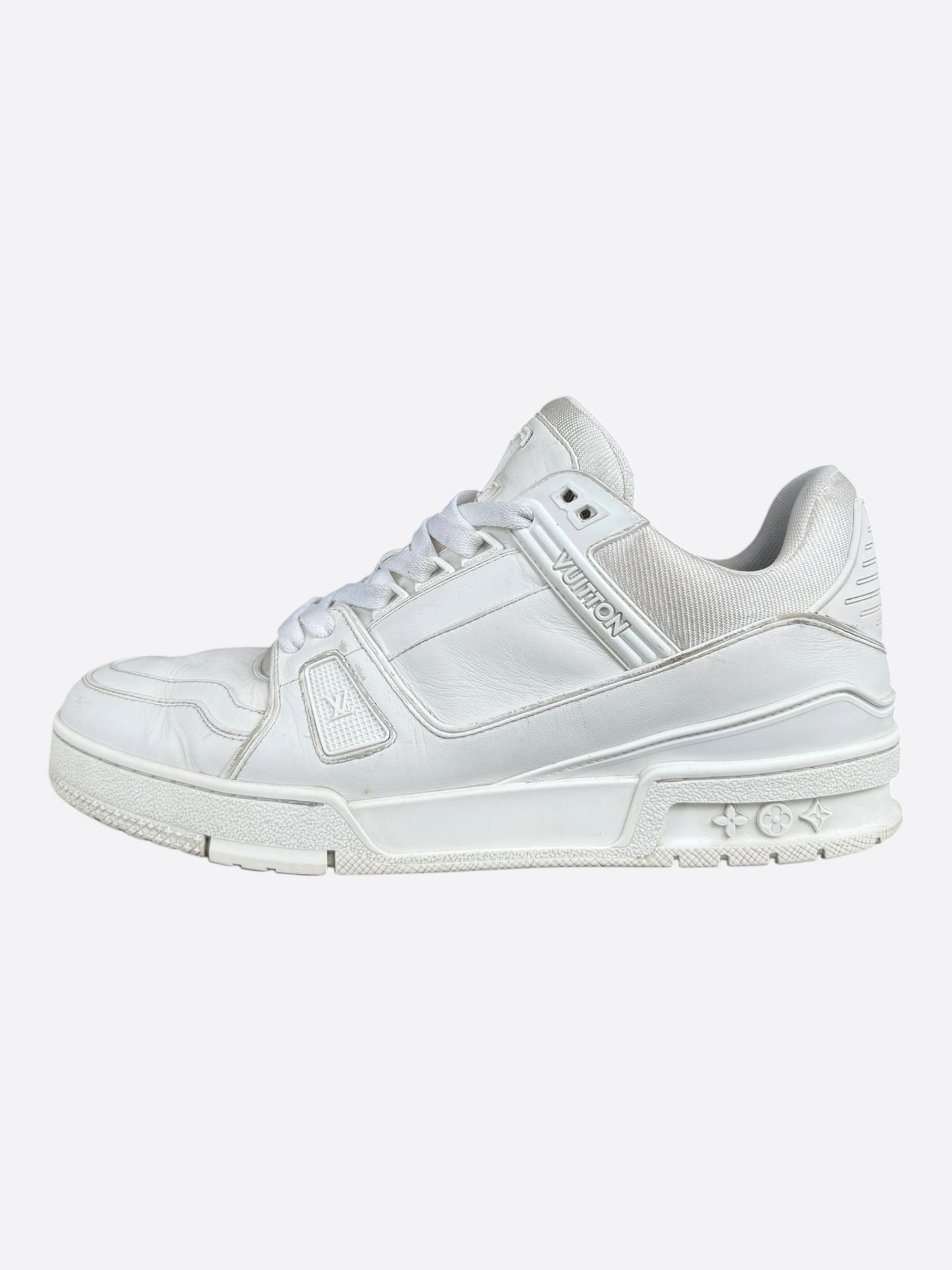 Louis Vuitton White Leather Trainers